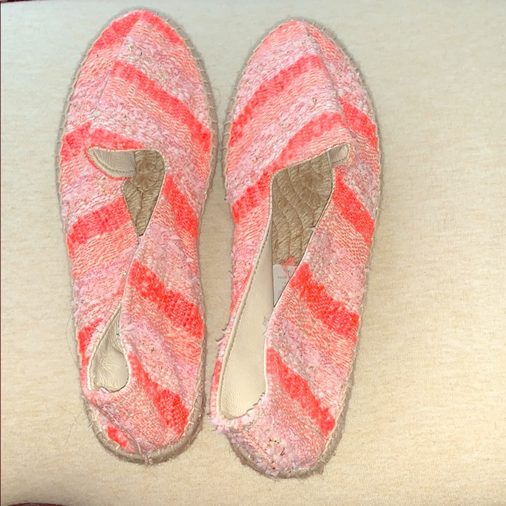 Manebi made in Spain pink espadrille jute flats